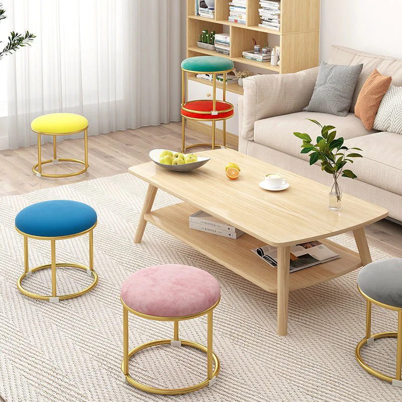 Small Luxury Iron Wrought Iron Ottoman