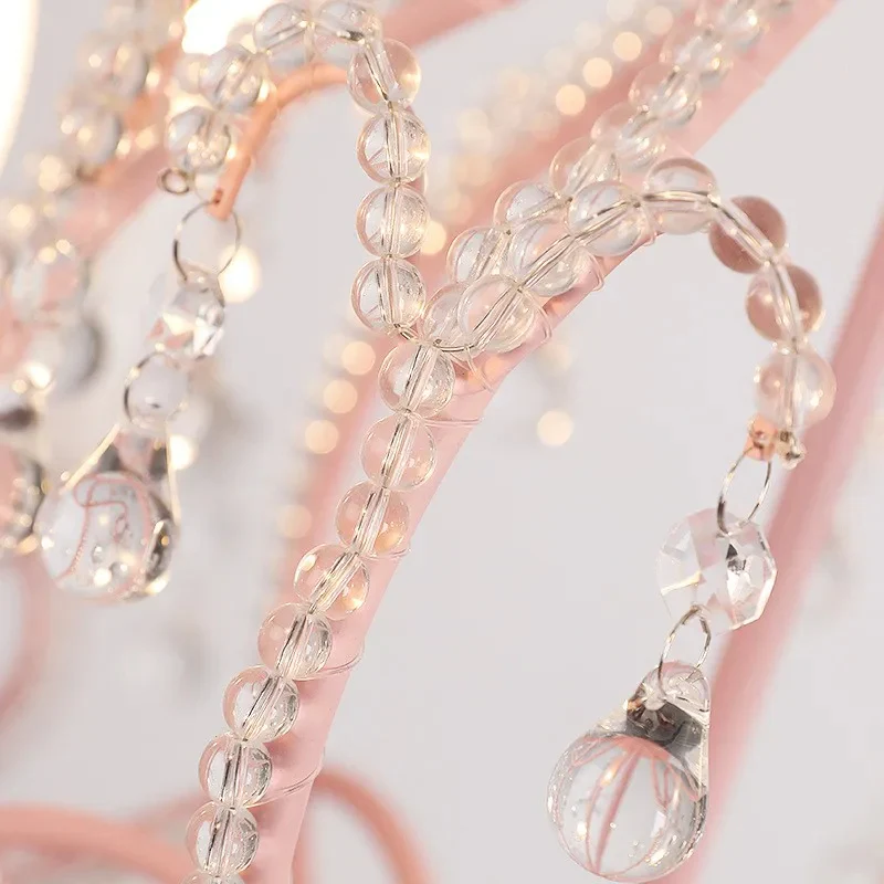 Modern Candle Shaped Children Chandelier for Bedroom