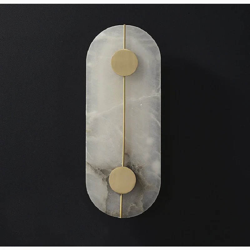 Creative Marble Wall Lamp in Chinese Style for Living Room, Bedroom