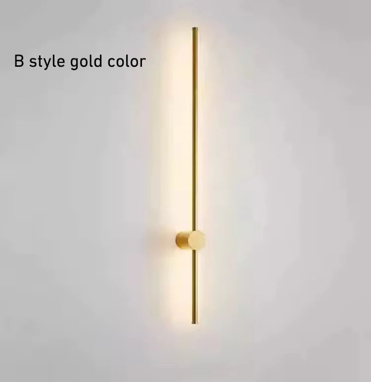 Maracena | Gold Minimalist Modern 31.5'' Long LED Wall Lamp