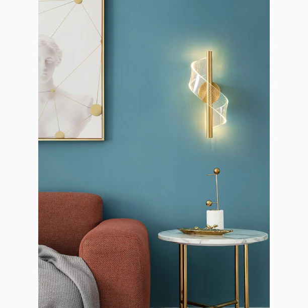 Modern Acrylic Wall Lamp in Royal Style, Living Room, Bedroom