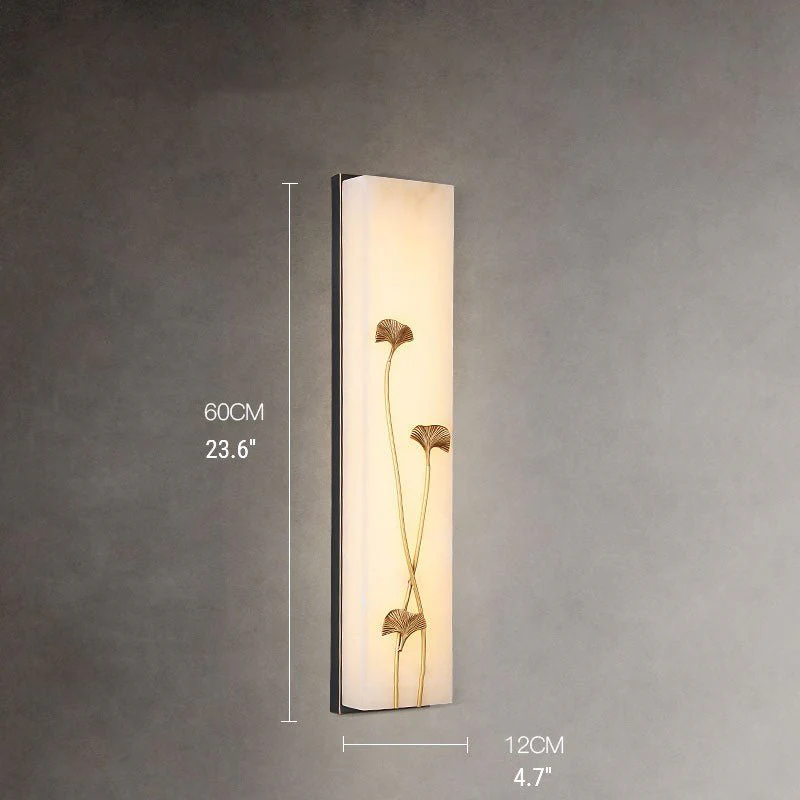 Creative Marble Wall Lamp in Chinese Style for Living Room, Bedroom