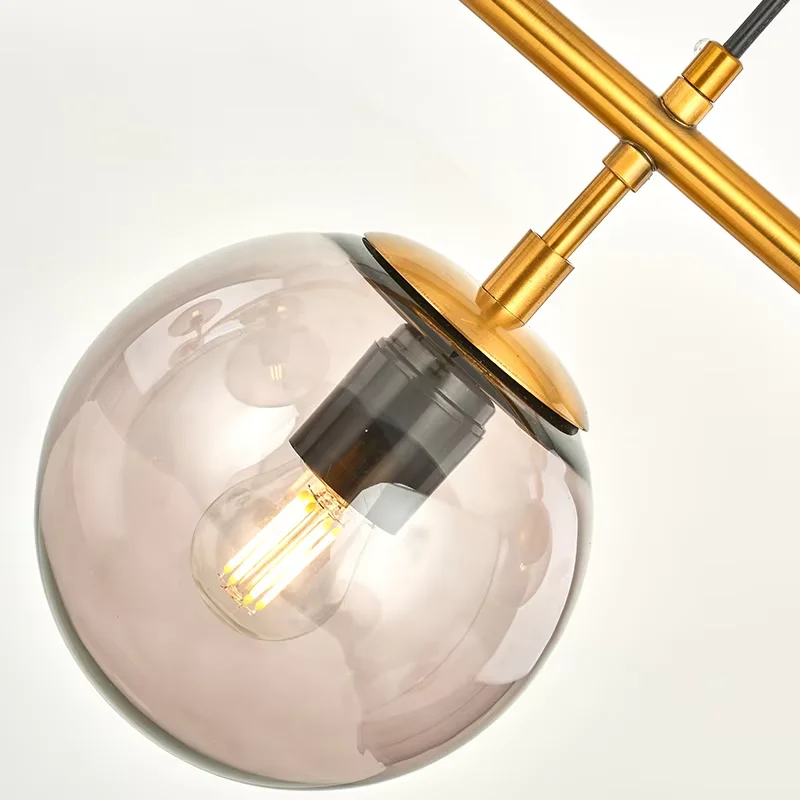 Iglesias | Luxury LED Pendant Light in the Shape of Glass Ball for Dining Room