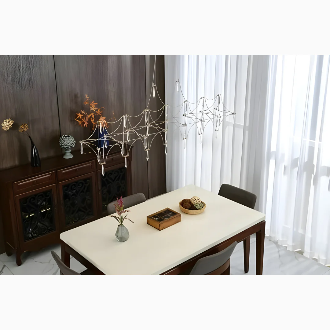 Albera Ligure | Lightning Art Chic Crystal Stainless steel Chandelier