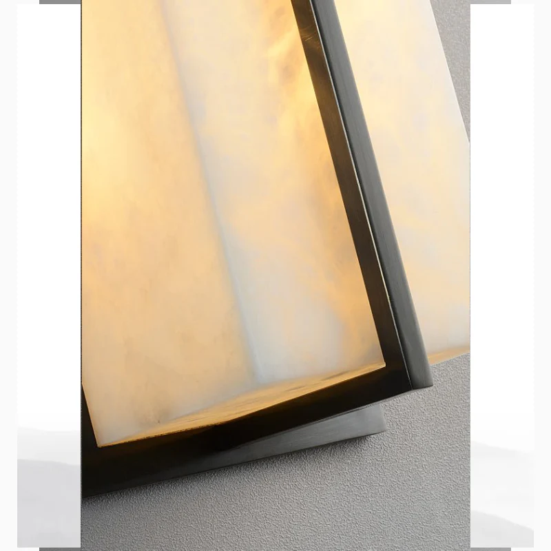 Modern Marble Wall Lamp in Minimalistic Style for Courtyard, Outdoor