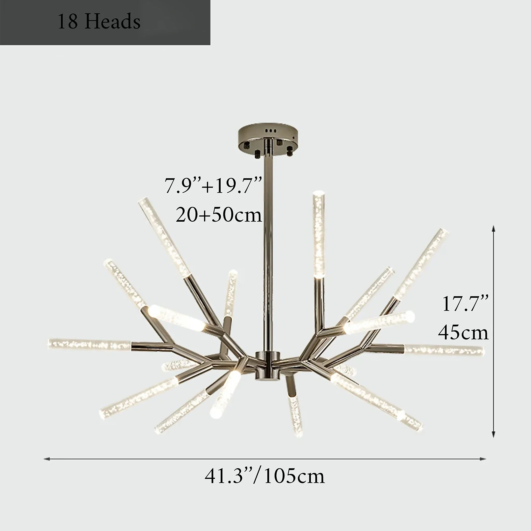 Aliano | Creative Tree Branches Design Bubble Crystal Chandelier