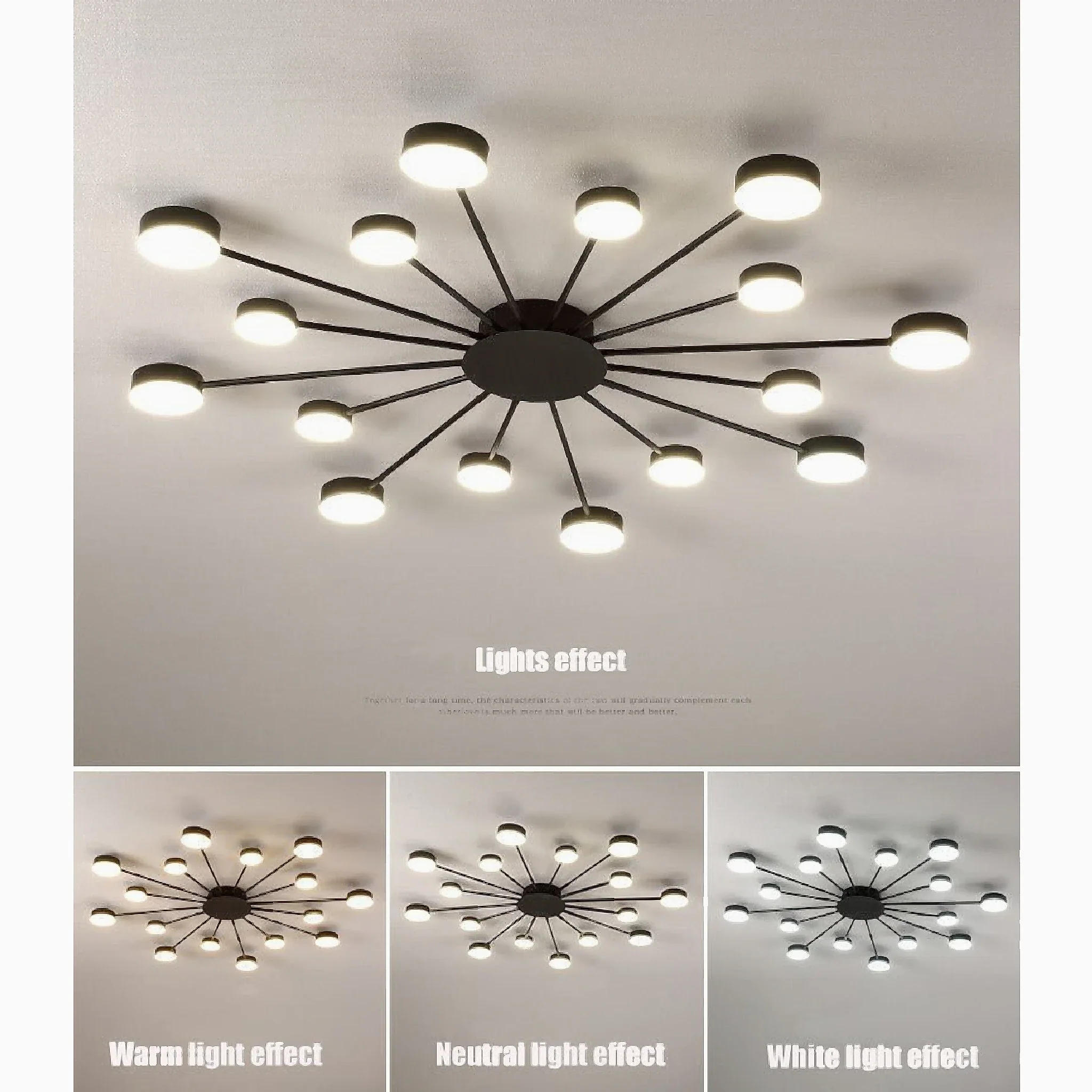 Buchs | Floral shaped LED Ceiling Chandelier