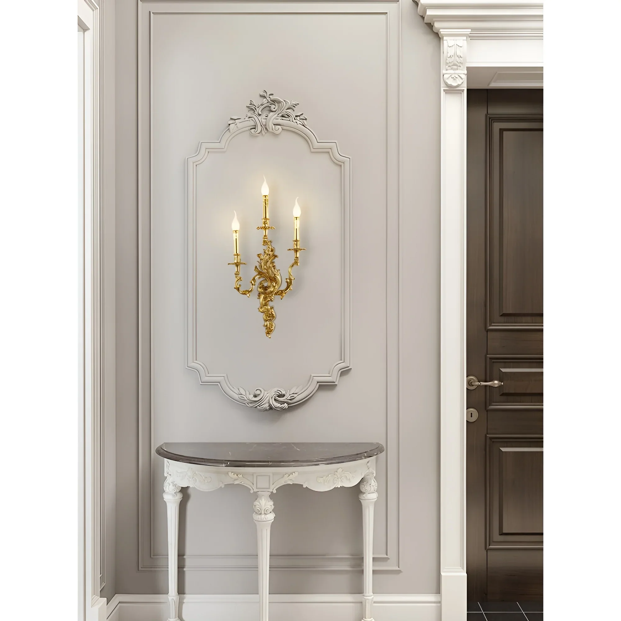 Luxury Wall Lamp in the Classic French Style, Living Room, Bedroom