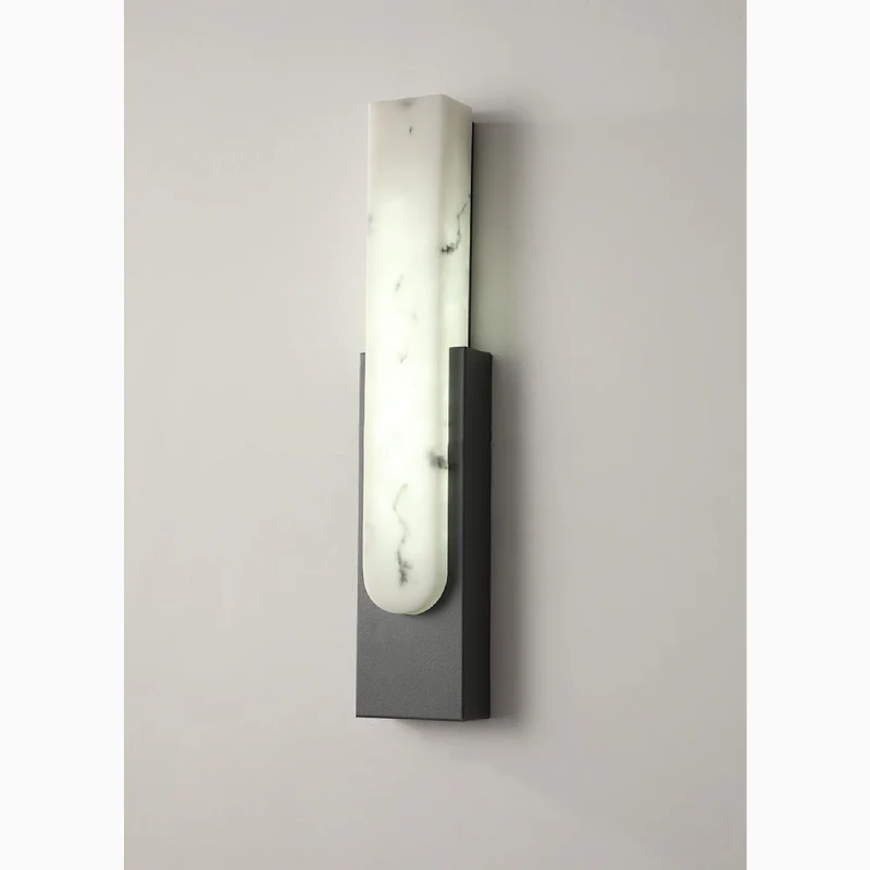 Nyon | Marble Rectangular Wall Lamp for Living Room