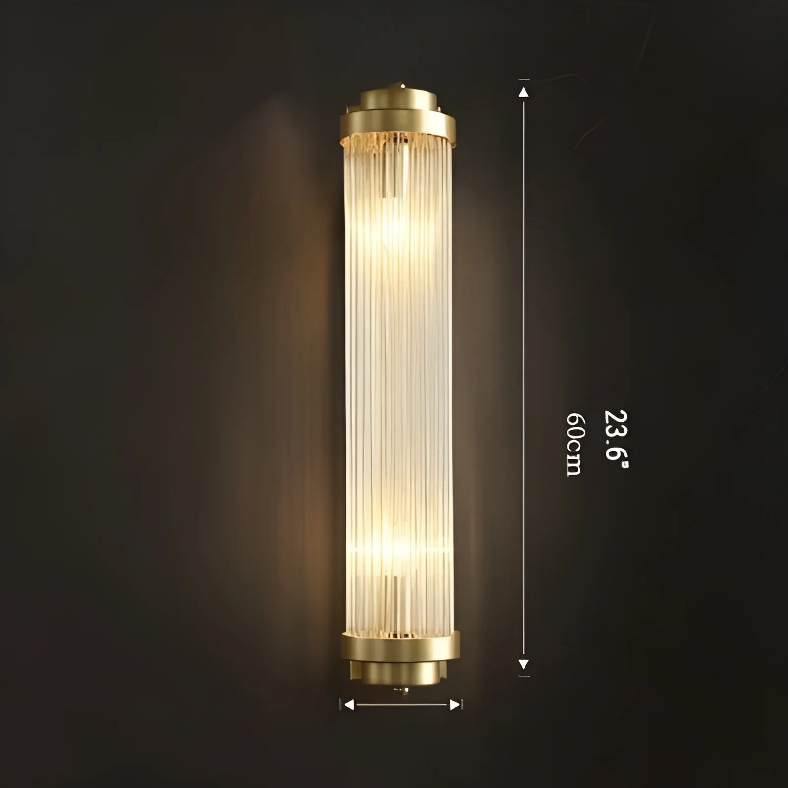 Luxury Crystal Wall Lamp in Nordic Style for Living Room, Bedroom