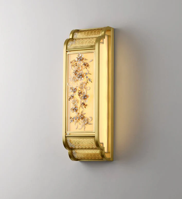 Luxury Wall Lamp in Classic Asian Style for Living Room, Bedroom
