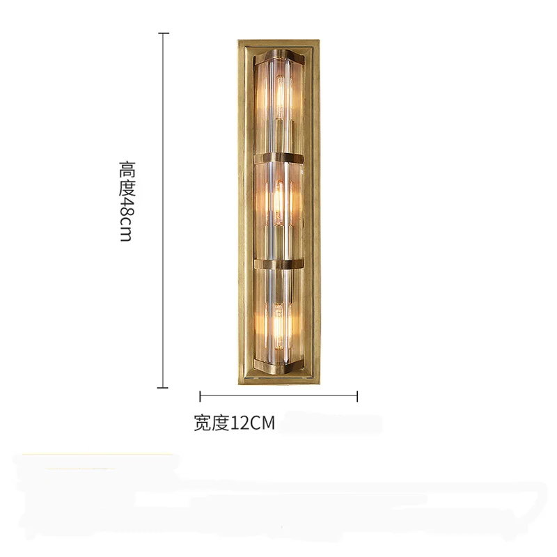 Modern Wall Lamp in American Industrial Style, Bedroom, Hall