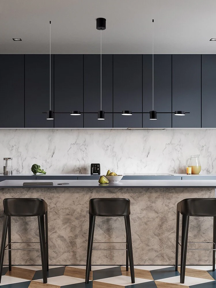 Seranon Minimalistic Black/Gold Pendant Lamp