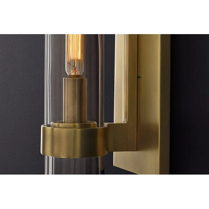 Modern Minimalistic Wall Lamp in American Style for Bedroom, Living Room