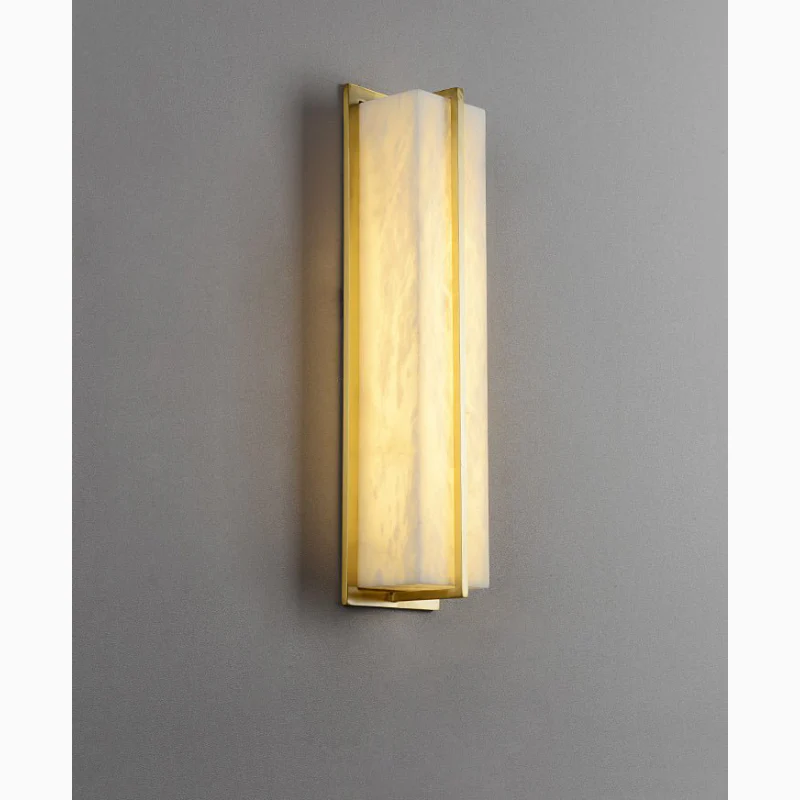 Modern Marble Wall Lamp in Minimalistic Style for Courtyard, Outdoor