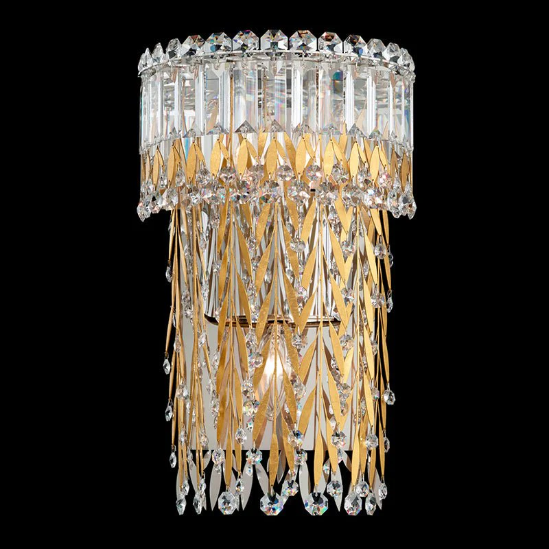 Modern Wall Lamp in Golden Crystal Style for Living Room, Bedroom