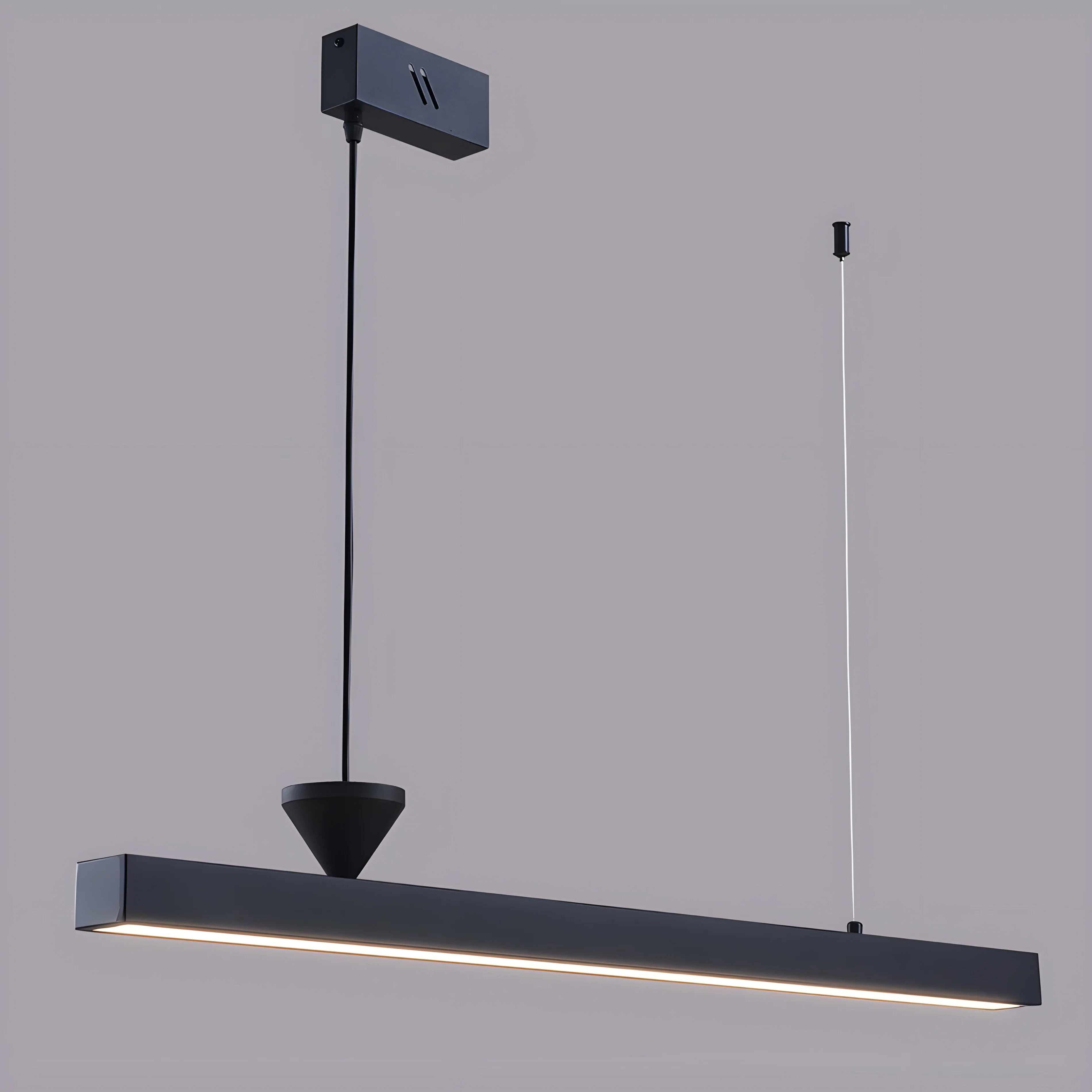 Ciney | Minimalistic Black Chandelier for Dining Room
