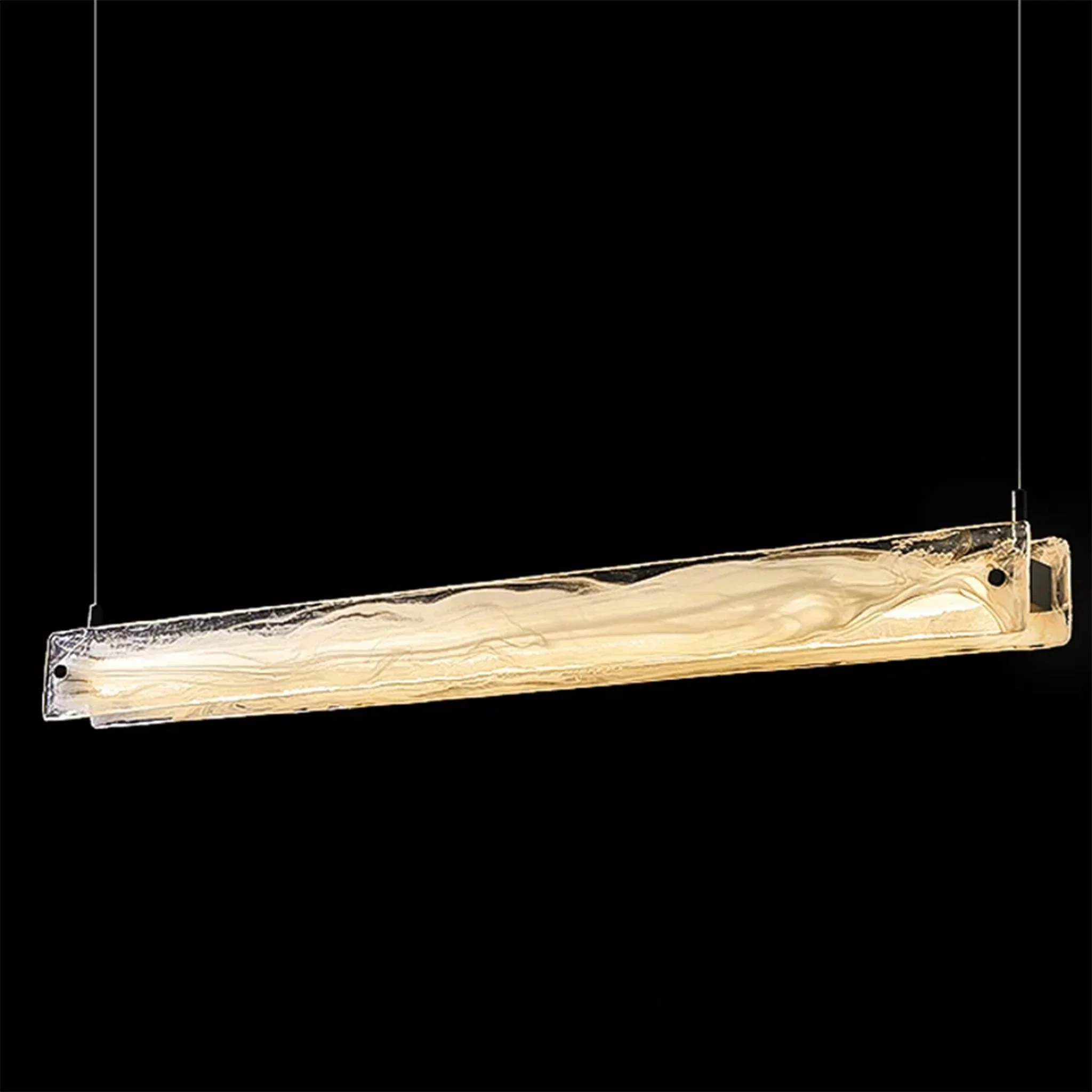 Saanen | Luxury Modern Rectangle Chandelier for Kitchen Island