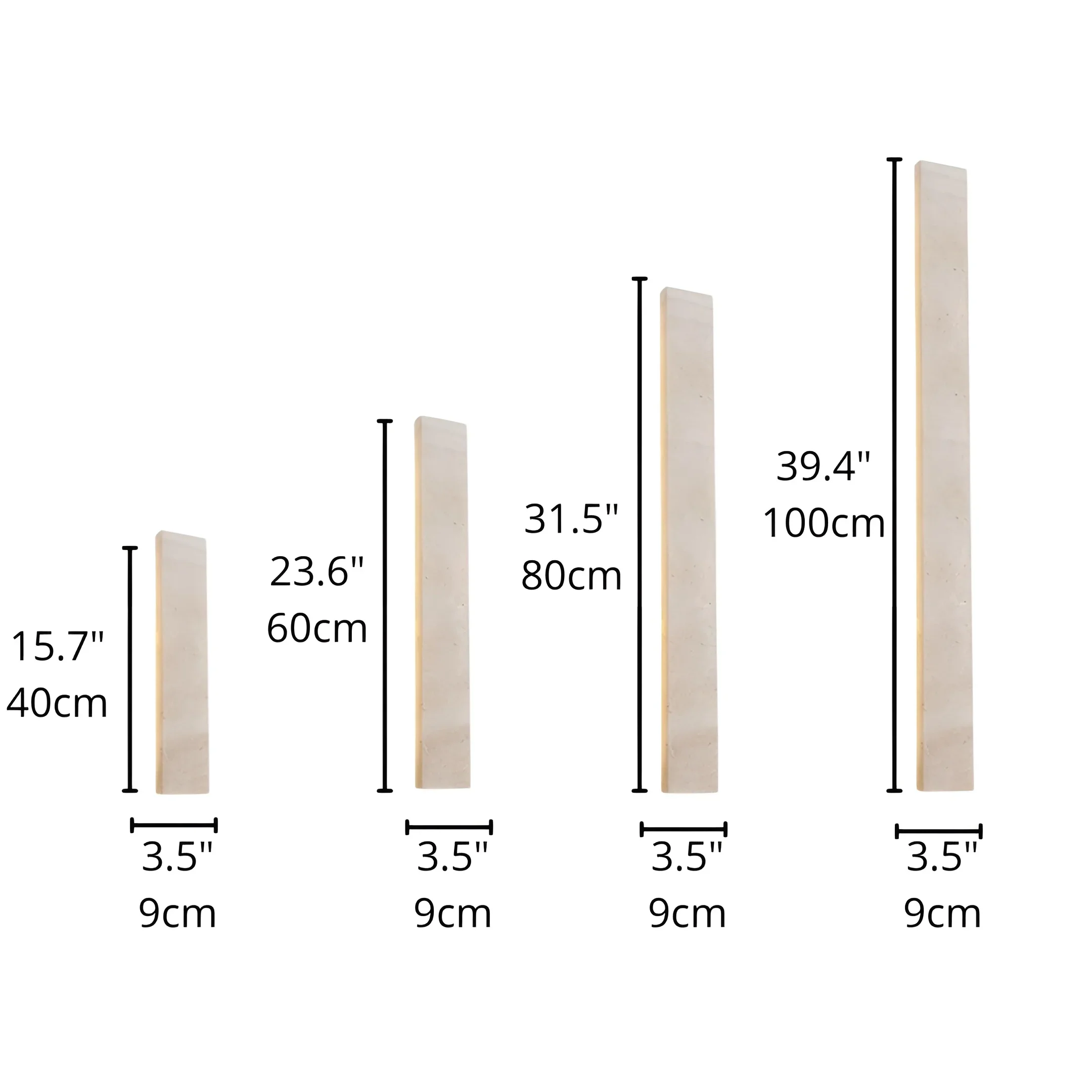 Solea Travertine Outdoor Light - Handcrafted Stone Wall Sconce