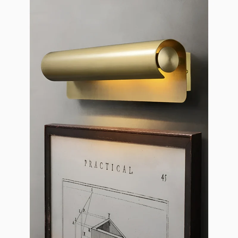 Luxury Wall Lamp in the Shape of Scroll for Bathroom, Living Room