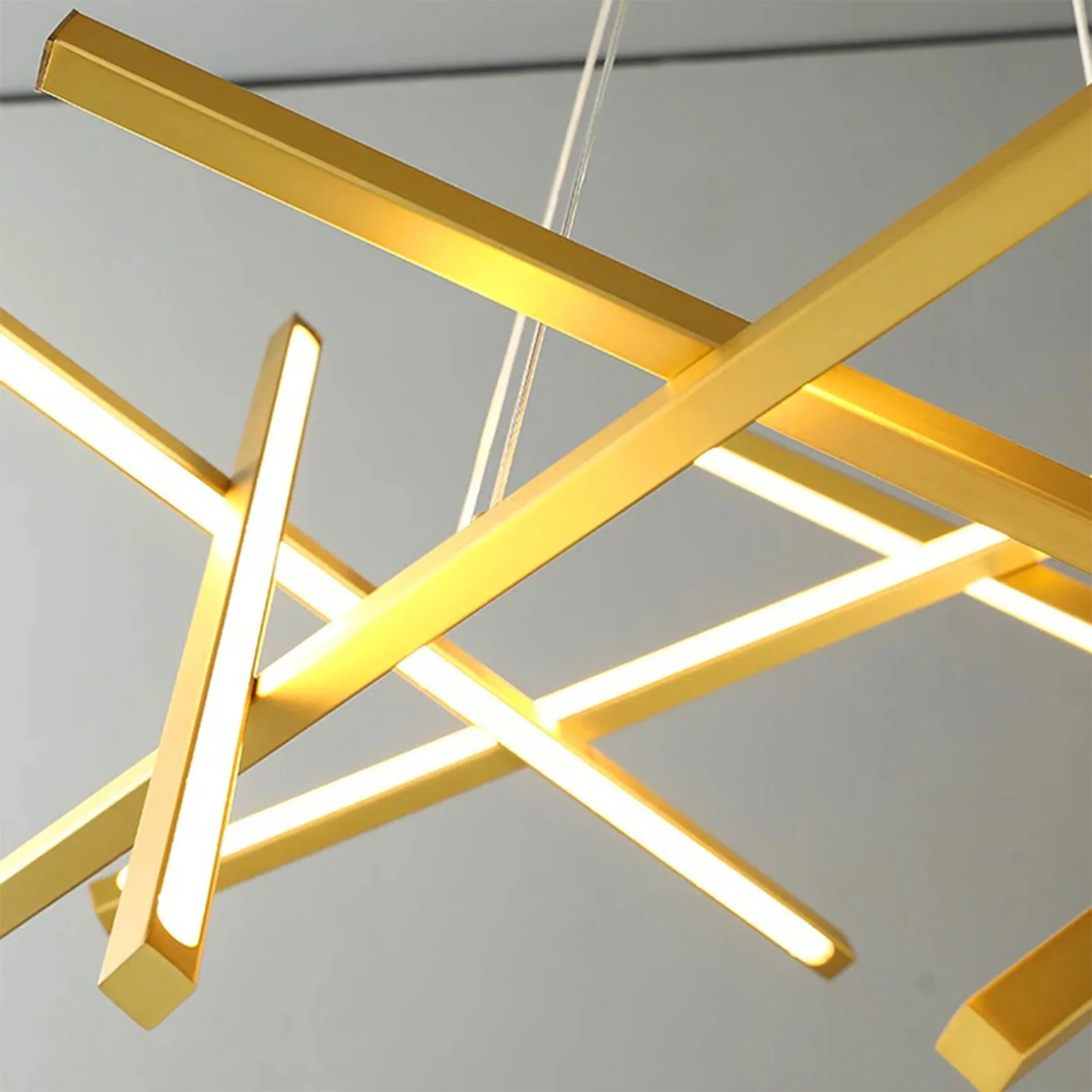 Sisikon | Creative Abstract Lines LED Chandelier