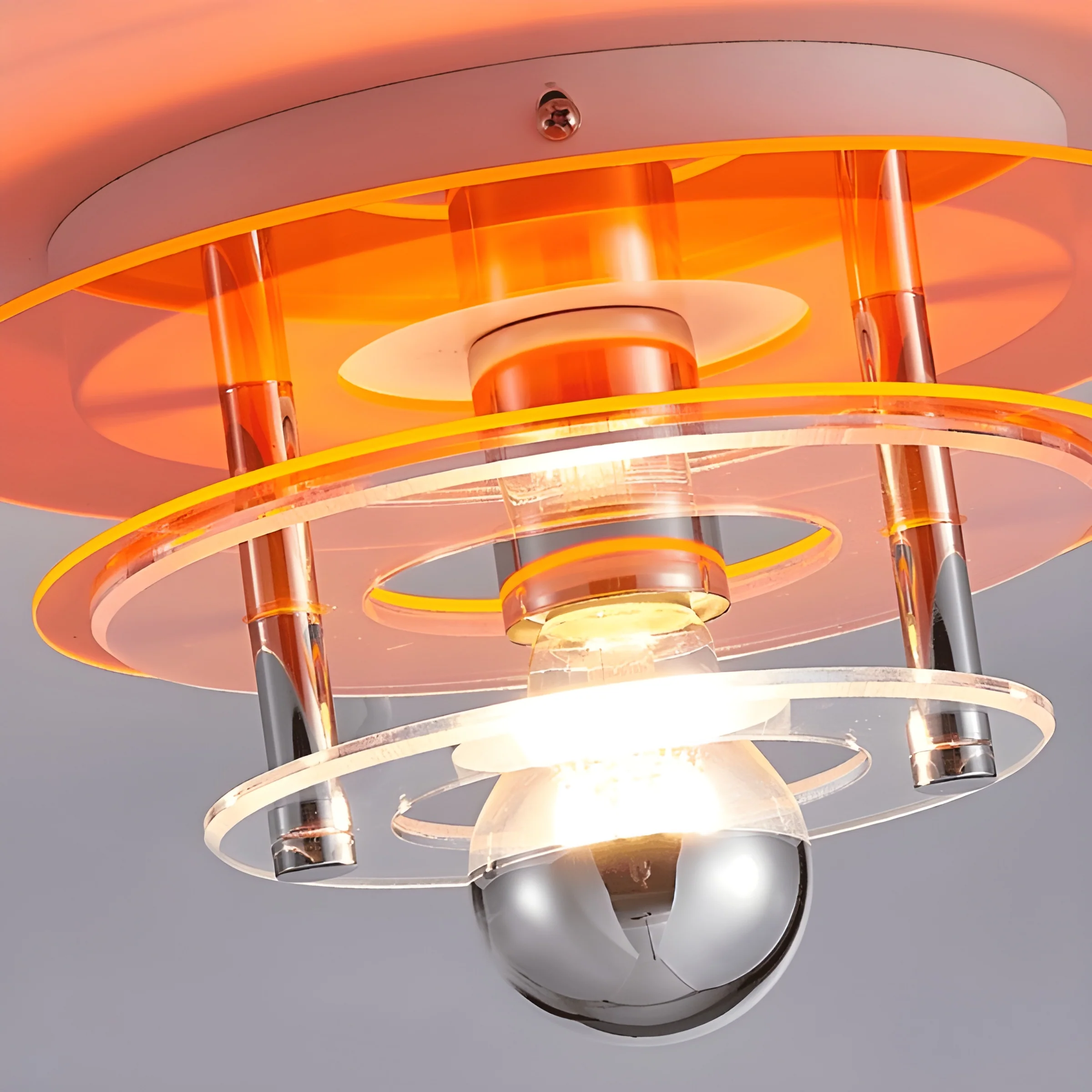 Modern LED Wall Lamp in Futuristic Style for Living Room, Bedroom