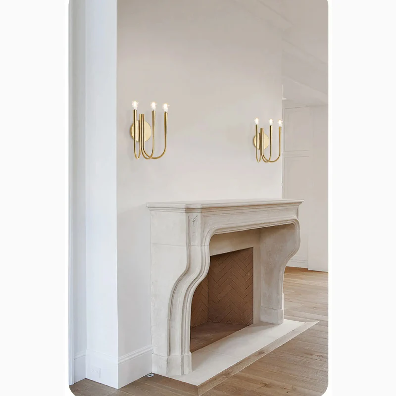 Art-Deco LED Wall Sconce for Living Room