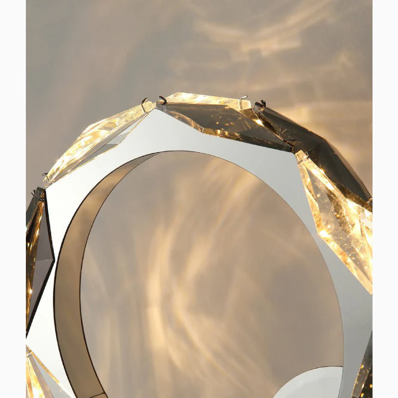Neuchatel | Gold Wall Lamp in the Shape of Ring for Living Room