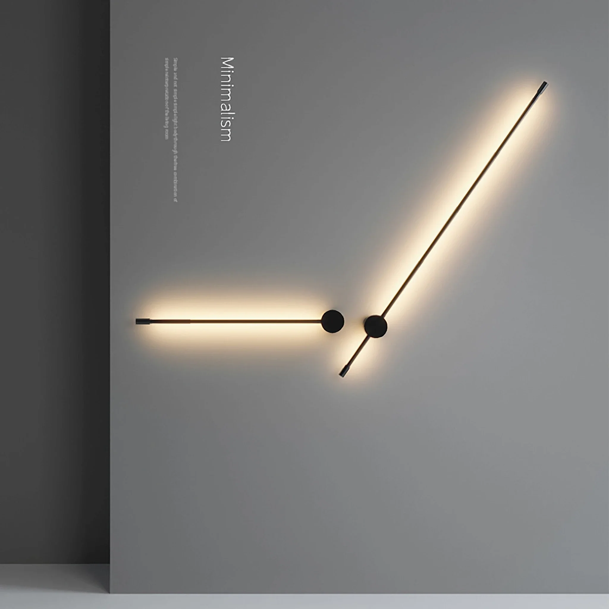 Maracena | Gold Minimalist Modern 31.5'' Long LED Wall Lamp