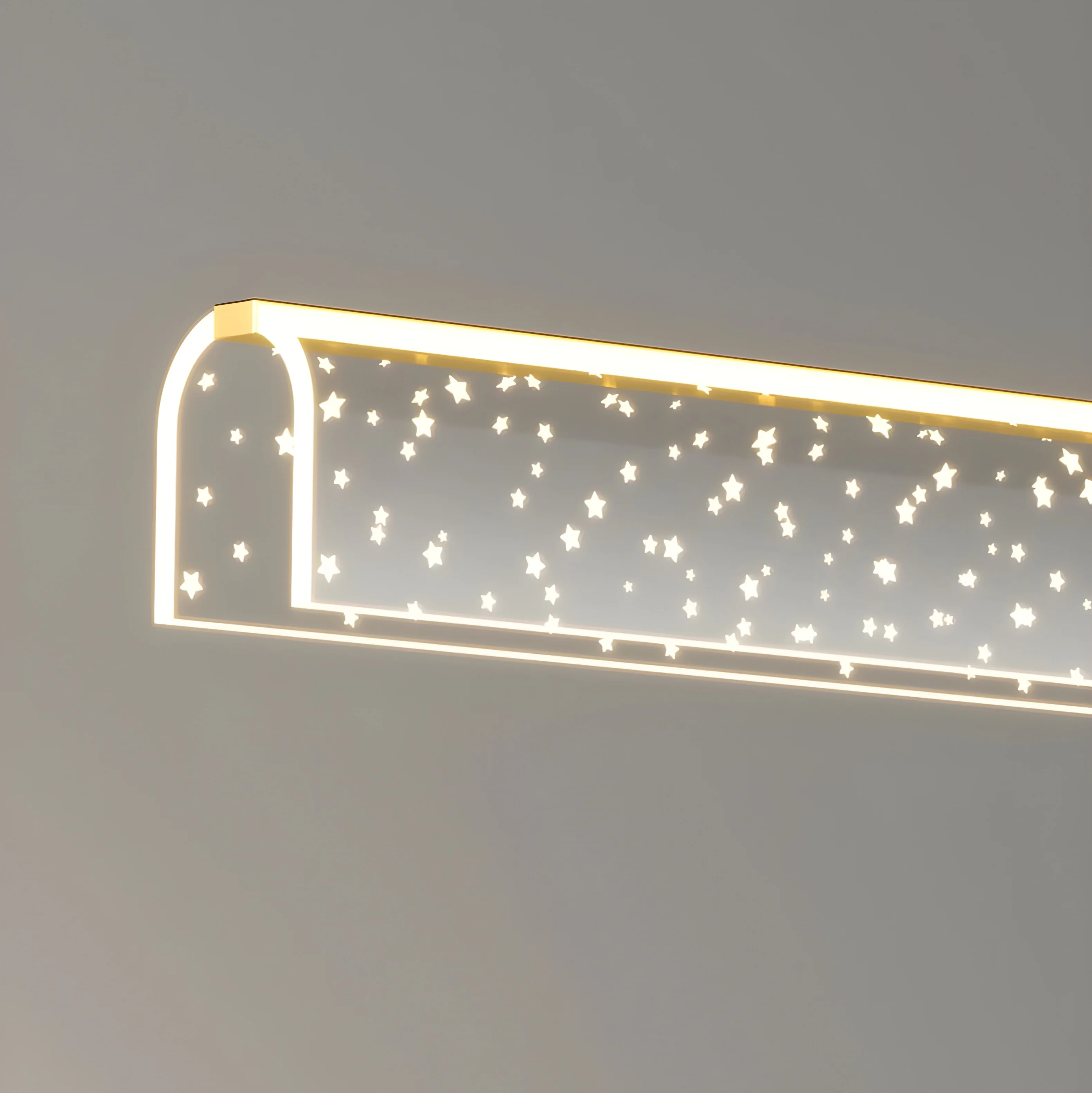 Brissago | Nordic Chandelier with Stars Design for Bar