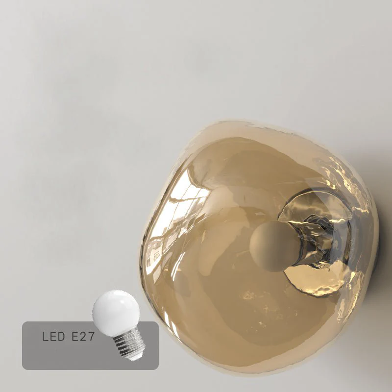 Creative Glass Wall Lamp in Ultramodern Style, Living Room, Bedroom