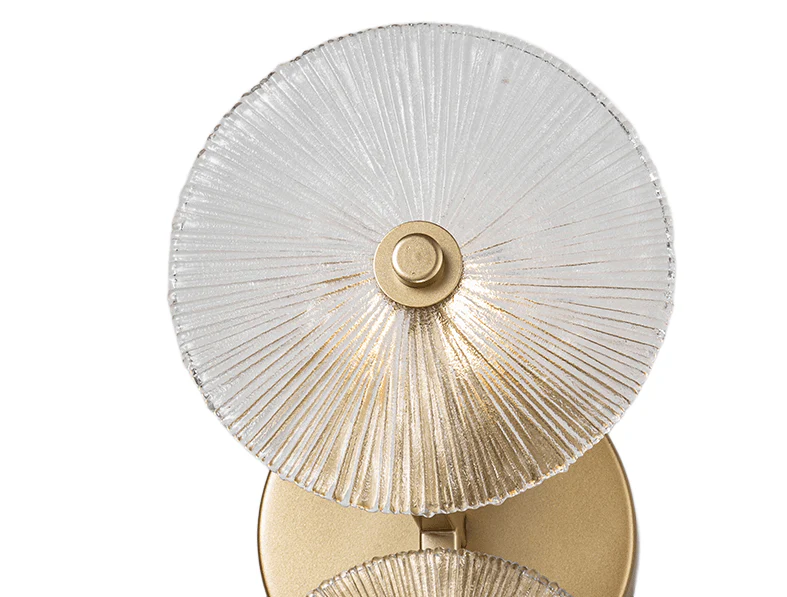 Modern Crystal Wall Lamp Circle Shaped for Living Room, Bedroom