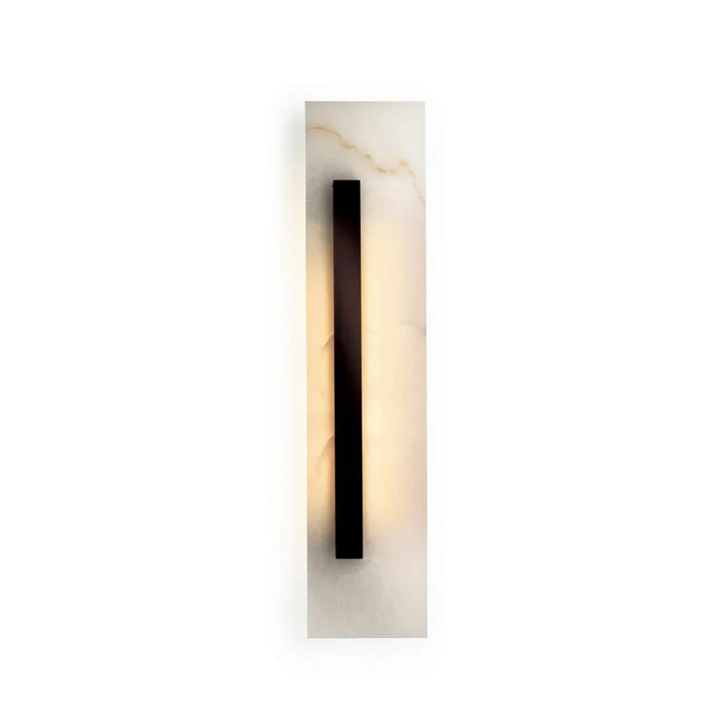 Oberhofen am Thunersee | Minimalistic Black Rectangular Wall Lamp