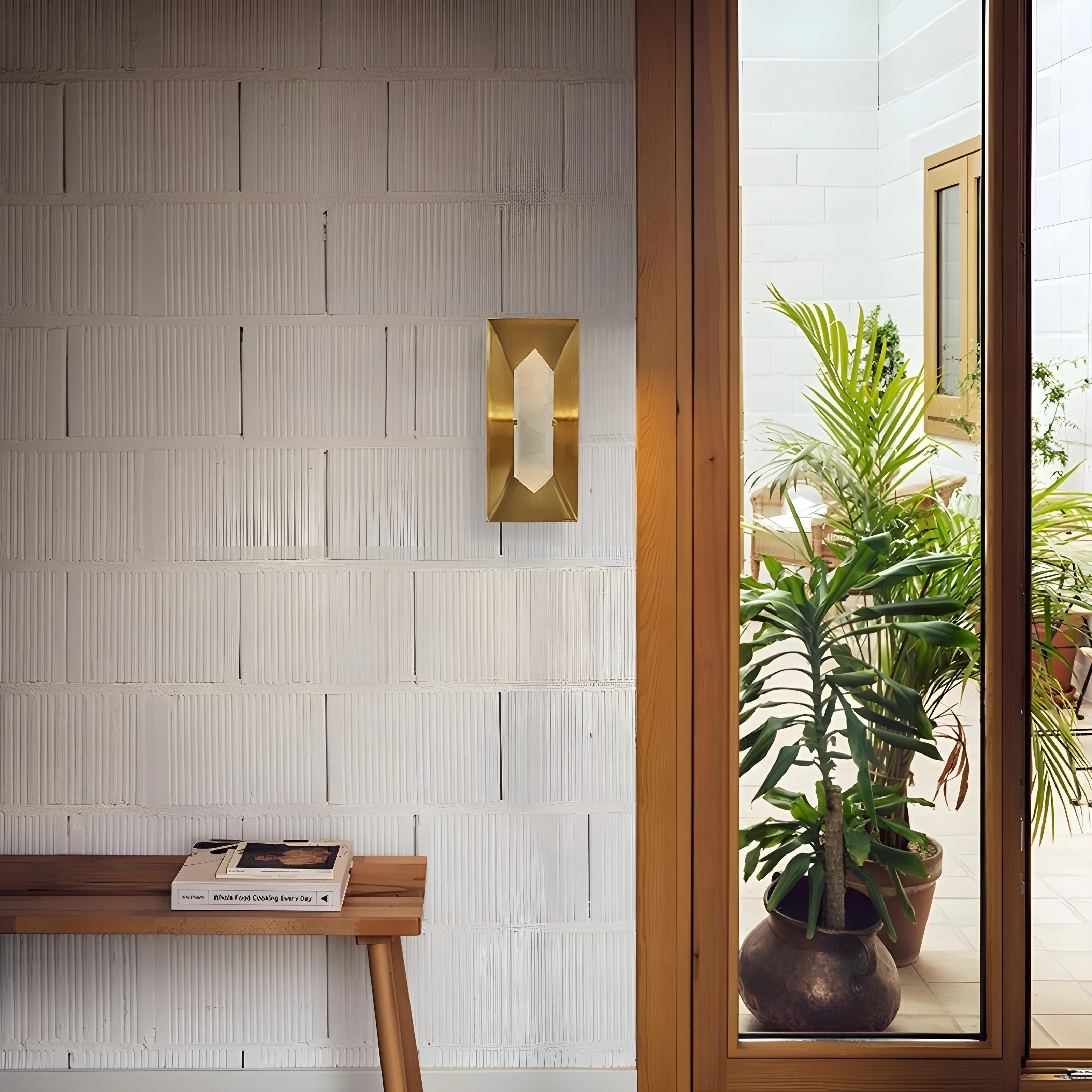 Luxury Marble Wall Lamp in American Style for Bathroom, Balcony