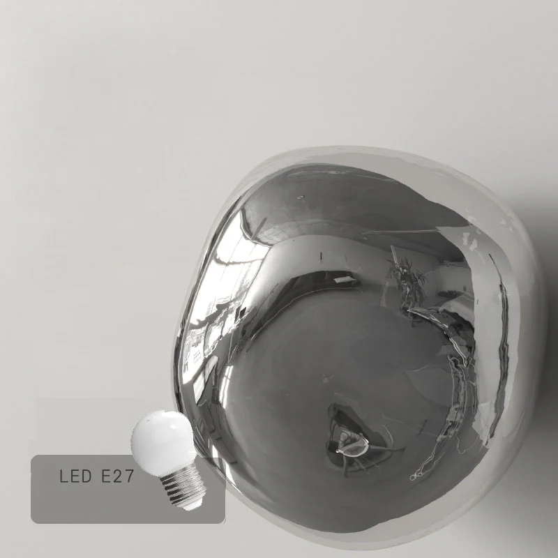 Creative Glass Wall Lamp in Ultramodern Style, Living Room, Bedroom