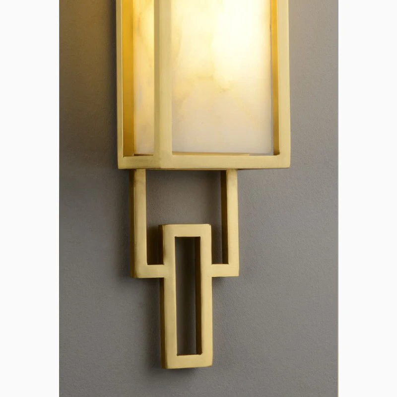 Luxury Copper Wall Lamp in Chinese Style for Bedroom, Living Room