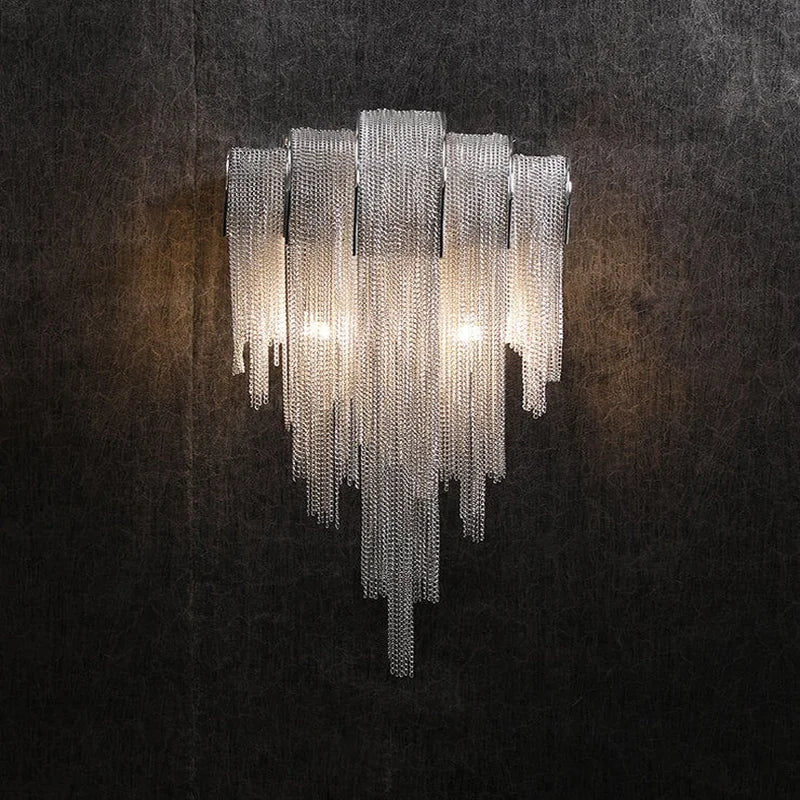 Luxury Tassel Wall Lamp in Italian Style for Living Room, Bedroom