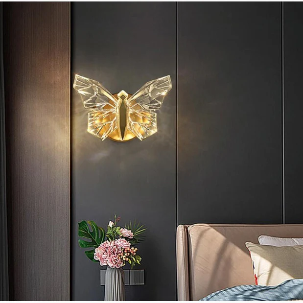 Luxury Stylish Light in the Shape of Butterfly for Bedroom, Living Room