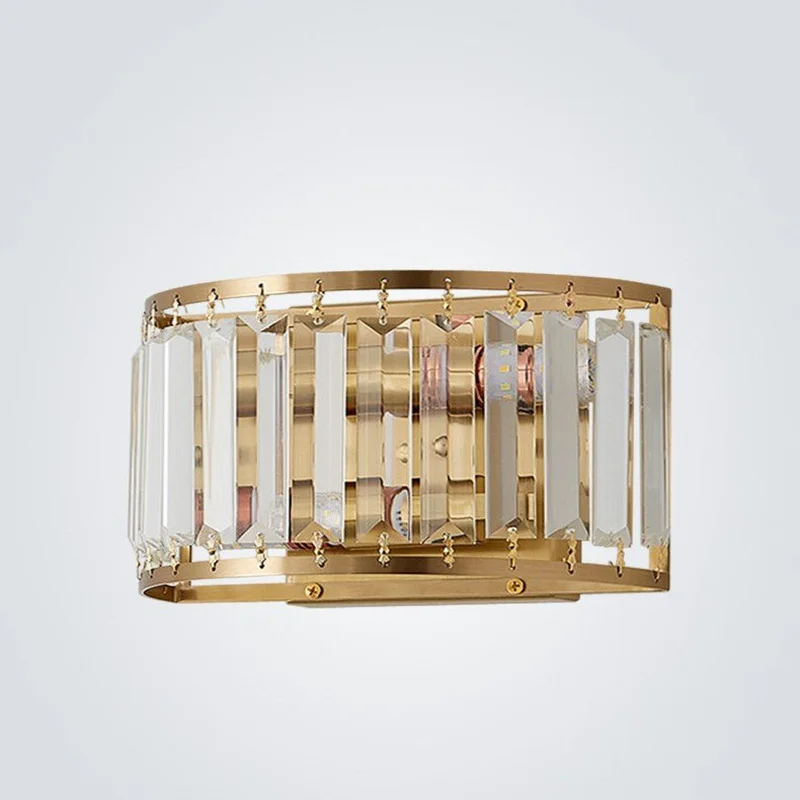 Luxury Crystal Wall Lamp in American Style for Living room, Bedroom