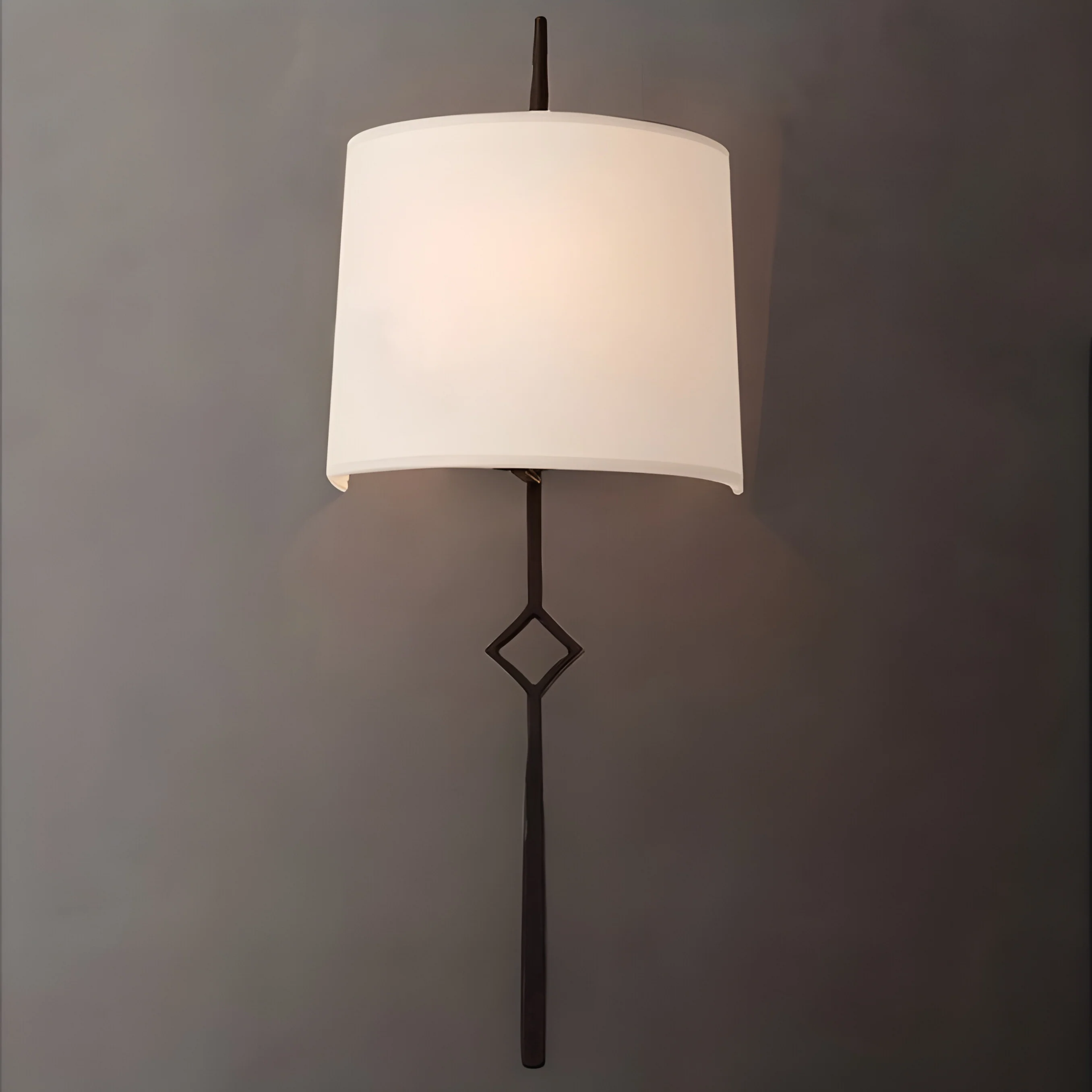 Modern Cloth Wall Lamp in American Style for Living Room, Bedroom