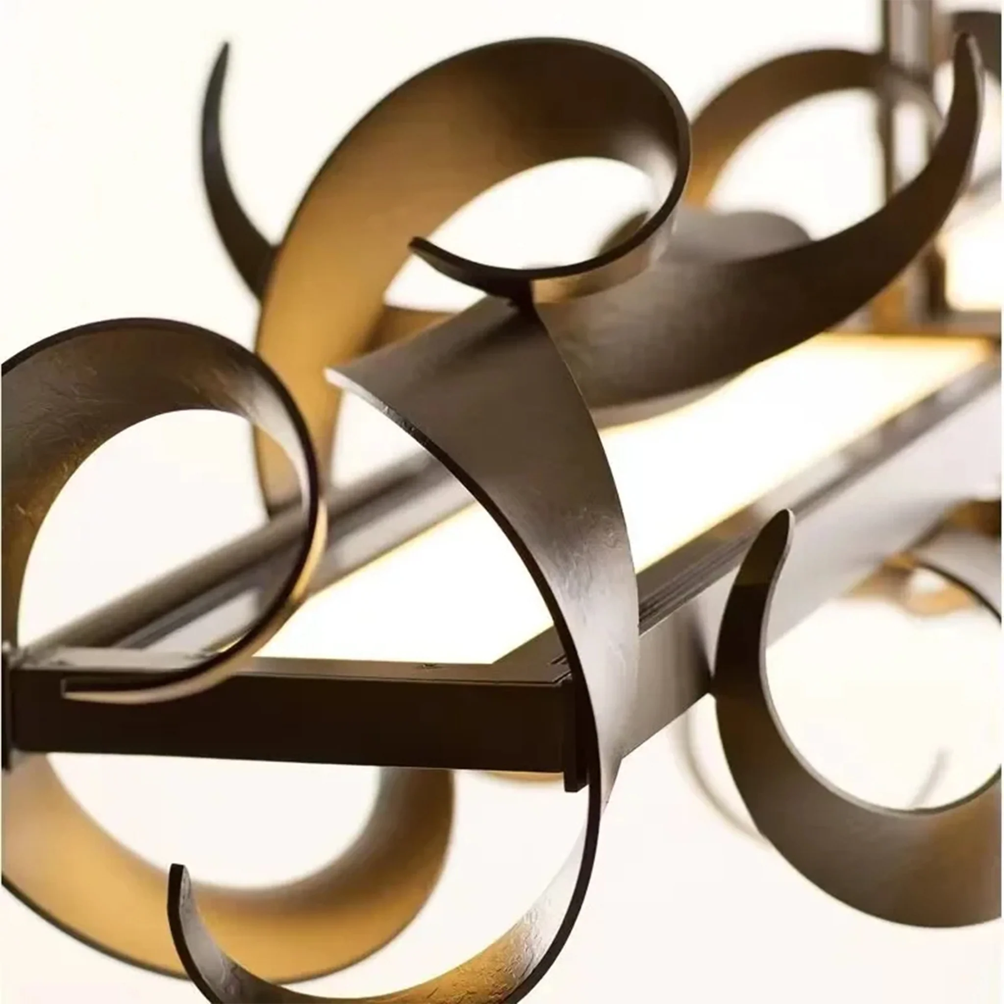 Sarnen | Creative Modern Black Rectangle Chandelier