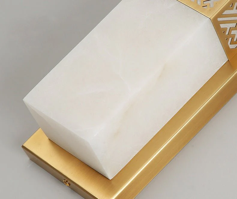 Creative Marble Wall Lamp in Chinese Style for Bedroom, Living Room