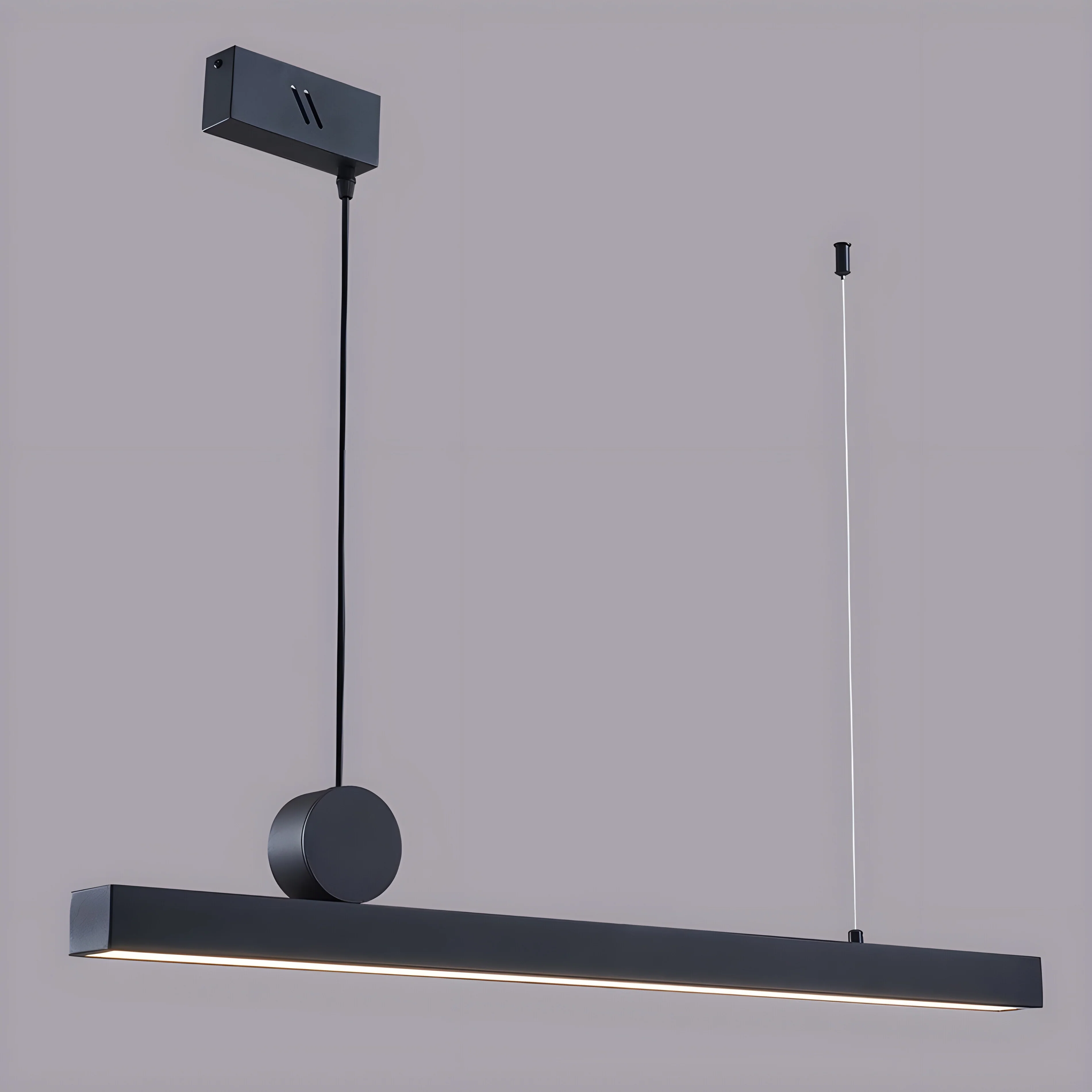 Ciney | Minimalistic Black Chandelier for Dining Room