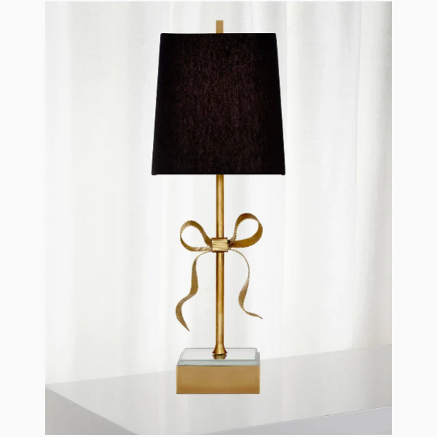 Le Landeron | Retro LED Copper Table Light with a Princess Bow