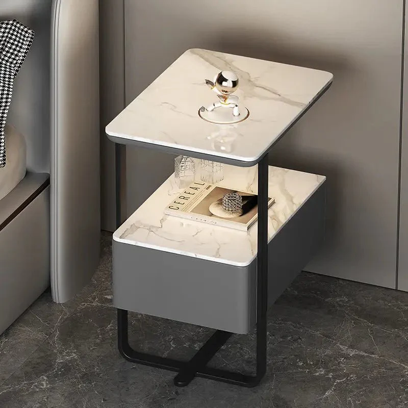 Modern Solid Wood Bedside Table Bedroom