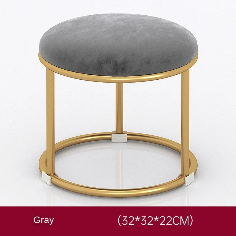 Small Luxury Iron Wrought Iron Ottoman