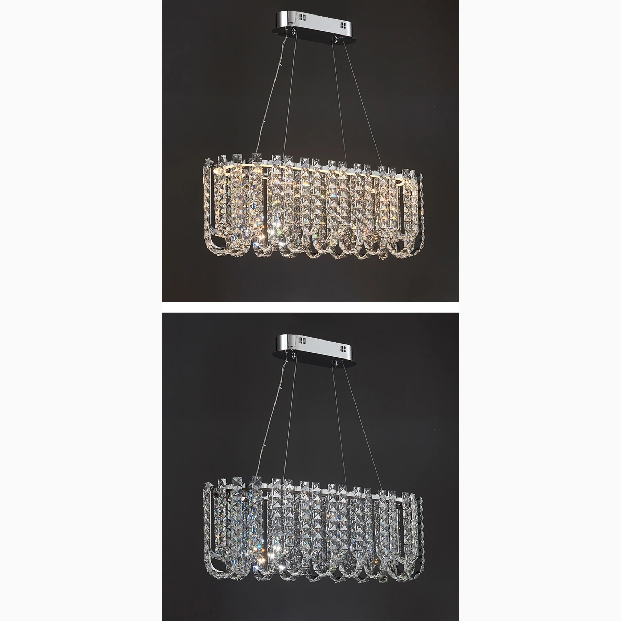 Cagnano Amiterno | Posh Large LED Crystal Pendant Chandelier
