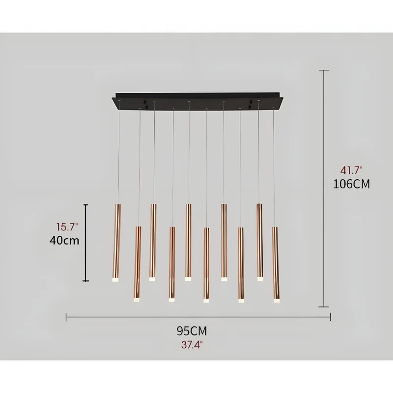 Burgdorf | Black Pendant Lamp in a Nordic Style for Kitchen