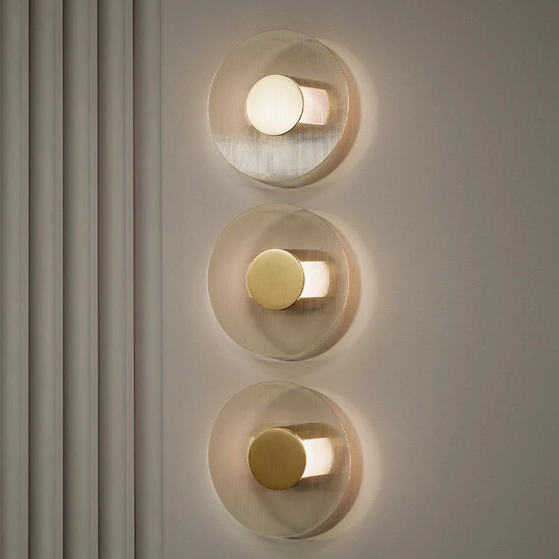 Modern Wall Lamp in the Shape of the Circle for Living Room, Bedroom