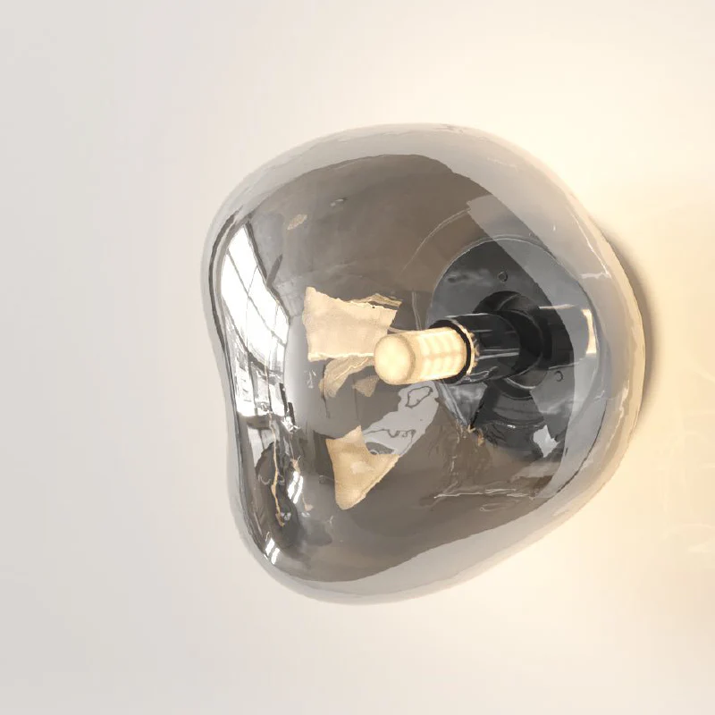 Creative Glass Wall Lamp in Ultramodern Style, Living Room, Bedroom